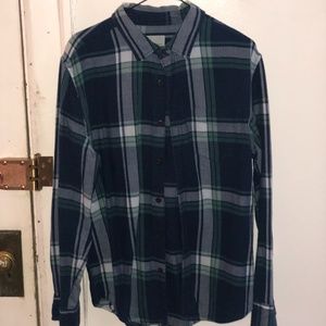 Flannel Button Down Shirt
